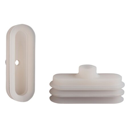 Fipa Oval vacuum cup 75x25 mm, Silicone transparent 138.75x25.004.2